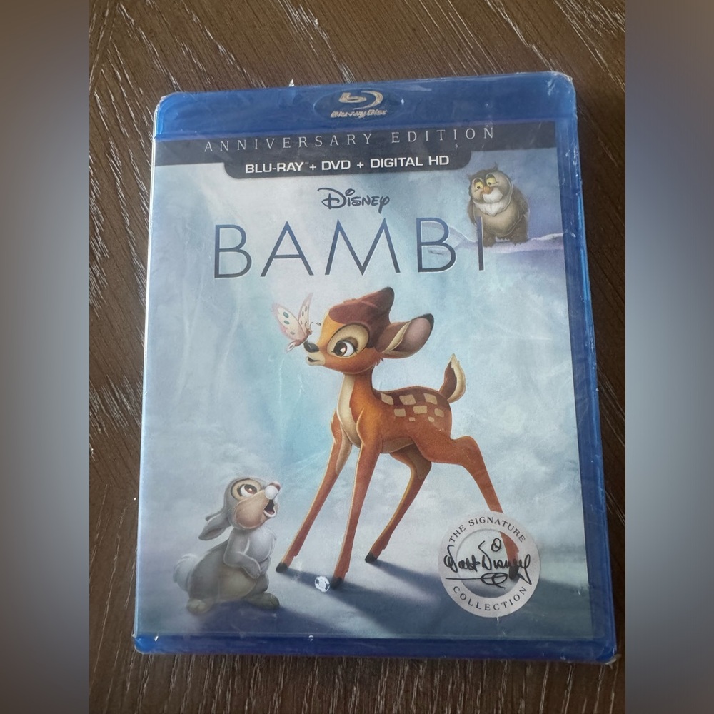 New in packaging Disney Bambi anniversary addition blu-ray